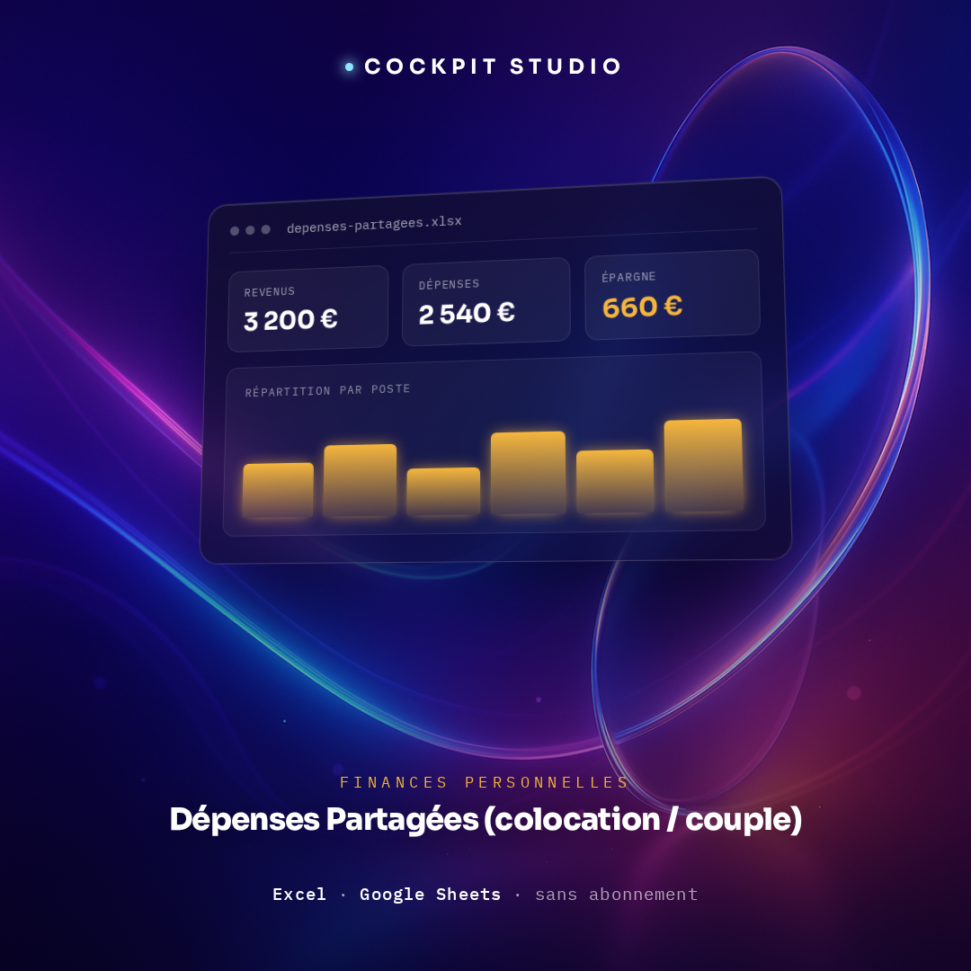Dépenses Partagées (colocation / couple)